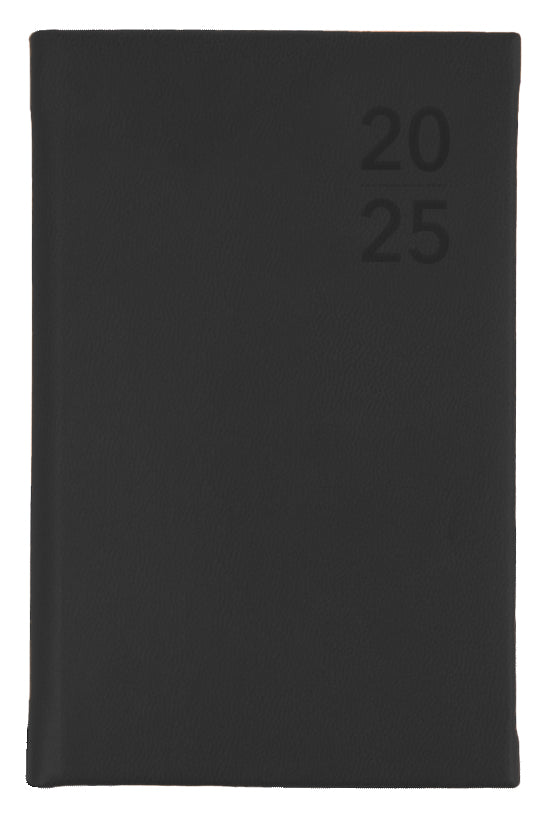 DIARY 2025 DEBDEN SILHOUETTE B7R 125X80MM S6700.P98 WTV CHARCOAL   G94750.25