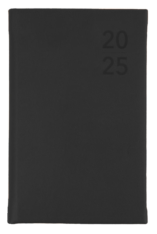 DIARY 2025 DEBDEN SILHOUETTE B7R 125X80MM S6700.P98 WTV CHARCOAL   G94750.25