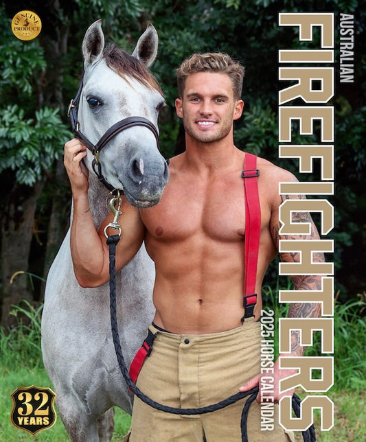 CALENDAR 2025 AUST FIREFIGHTERS 290X240MM WITH HORSES   G94761.25