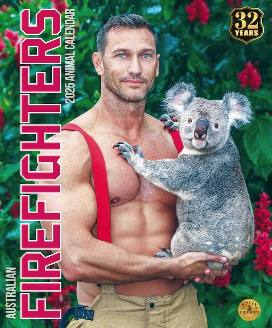 CALENDAR 2025 AUST FIREFIGHTERS 290X240MM WITH MIXED ANIMALS   G94762.25