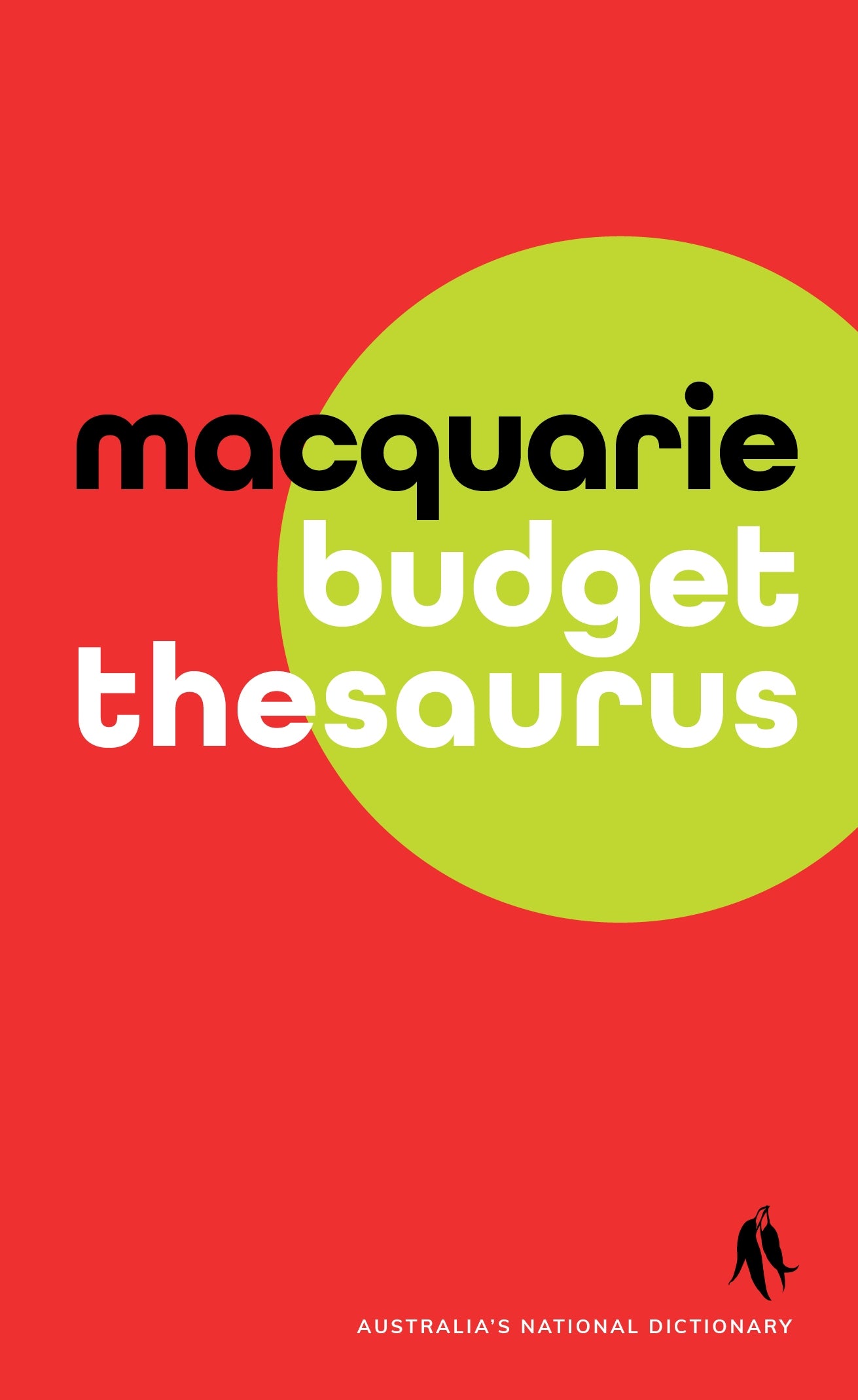 THESAURUS MACQUARIE 181X112 BUDGET 9TH ED   G94968