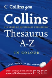 THESAURUS COLLINS GEM ENGLISH   G95003