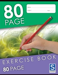 EXERCISE BOOK SOVEREIGN 225X175MM 8MM RULED 80PG   G96080