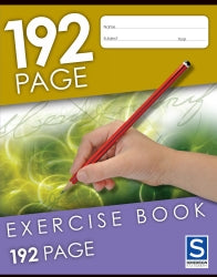 EXERCISE BOOK SOVEREIGN 225X175MM 8MM RULED 192PG   G96192