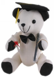 SOFT TOY ELKA 38CM BEAR GRADUATION AUTOGRAPH   G98059