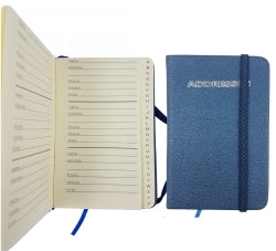 SP- ADDRESS BOOK OZCORP MINI 8.5X12.5CM MIDNIGHT BLUE