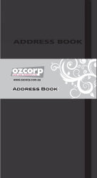 ADDRESS BOOK SLIM BLACK CONTEMPO