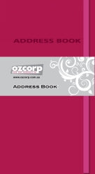 ADDRESS BOOK SLIM PINK CONTEMPO